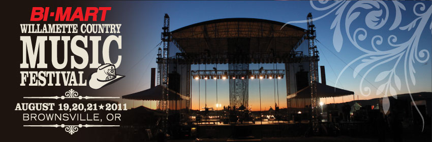 Welcome To The Bi-Mart Willamette Country Music Festival